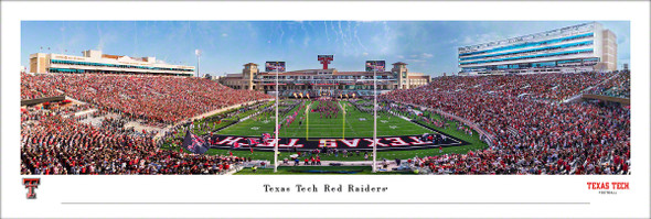 Texas Tech Red Raiders Panoramic Photo Print - End Zone  | Blakeway | TXT8