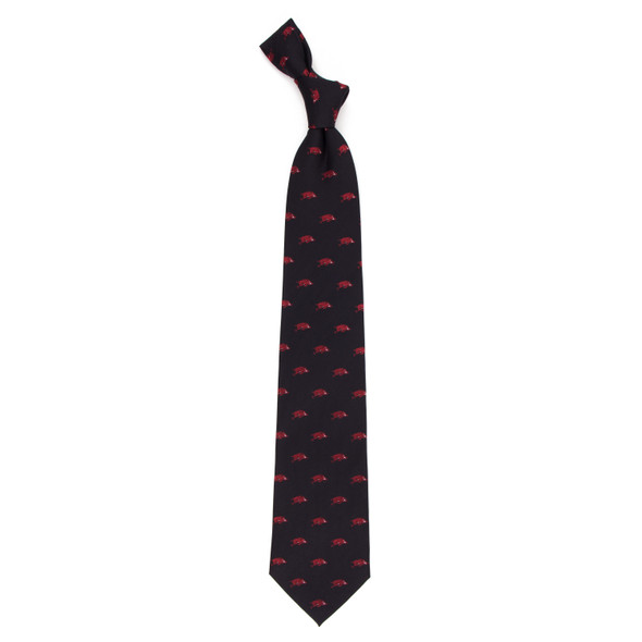 Arkansas Razorbacks Echo Woven Silk Tie | Eagles Wings | 10601