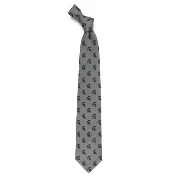 Michigan State Spartans Echo Woven Silk Tie | Eagles Wings | 10624