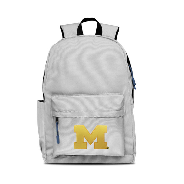 Michigan Wolverines 16in. Premium Laptop Backpack - Gray | Mojo | CLMCL716-G