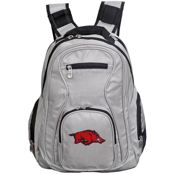 Arkansas Razorbacks 19in. Premium Laptop Backpack - Gray| Mojo |CLARL704-G