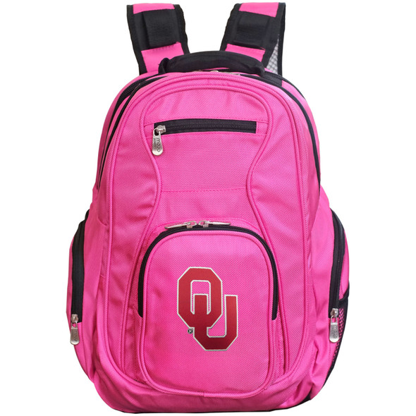 Oklahoma Sooners 19in. Premium Laptop Backpack - Pink| Mojo |CLOUL704-P