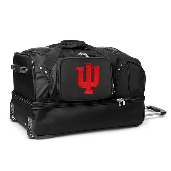 Indiana Hoosiers 27in. Drop Bottom Wheeled Duffel Bag | Mojo | CLIUL300
