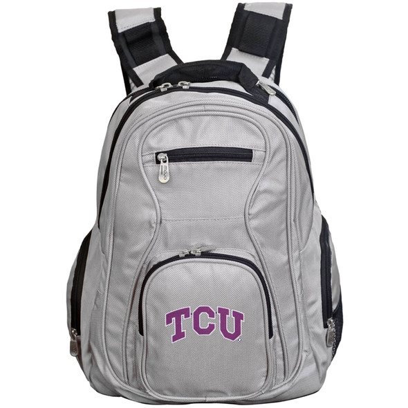TCU Horned Frogs 19in. Premium Laptop Backpack - Gray| Mojo |CLTCL704-G