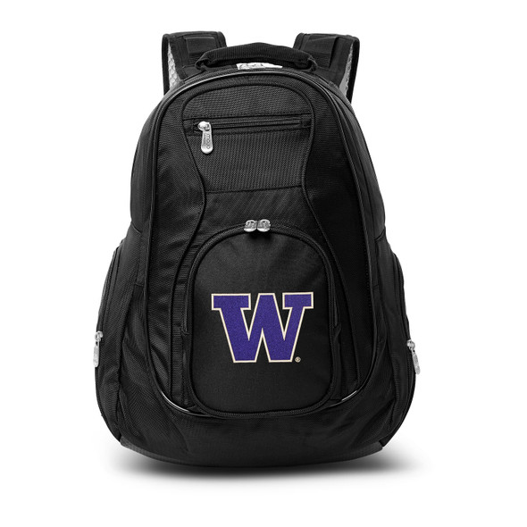 Washington Huskies 19in. Premium Laptop Backpack - Black| Mojo |CLWAL704-B