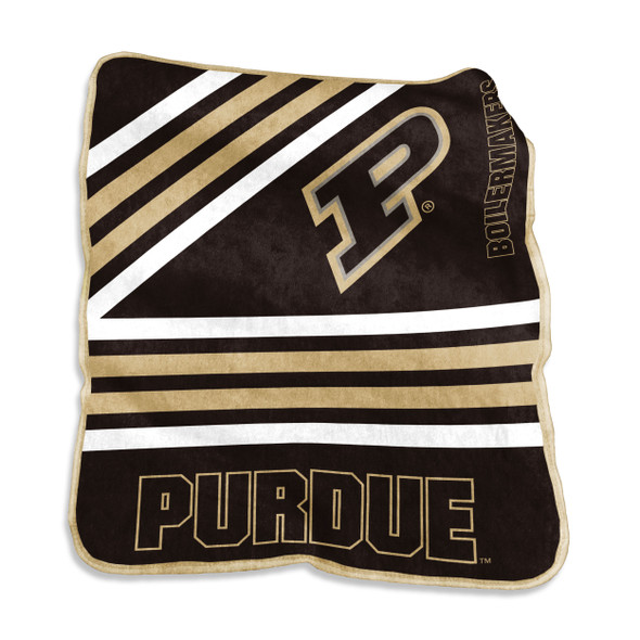 Purdue Boilermakers Raschel Throw | Logo Brands | 201-26C