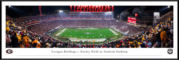 Georgia Bulldogs Football Panoramic Photo Standard Frame | Blakeway | UGA9F