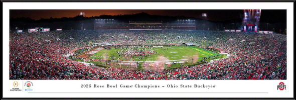 Ohio State Buckeyes Rose Bowl Champions Photo Standard Frame  | Blakeway |  ROSEC25OSUF Ohio State Buckeyes Rose Bowl Champions Photo Standard Frame  | Blakeway |  ROSEC25OSUF