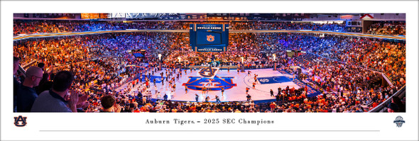 Auburn Tigers Standard Frame Panoramic Photo - 2025 SEC Champions | Blakeway | AUB13
