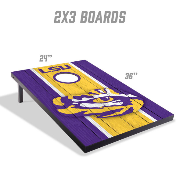 LSU Tigers 2x3 MDF Cornhole Game Set| You the Fan |4627624