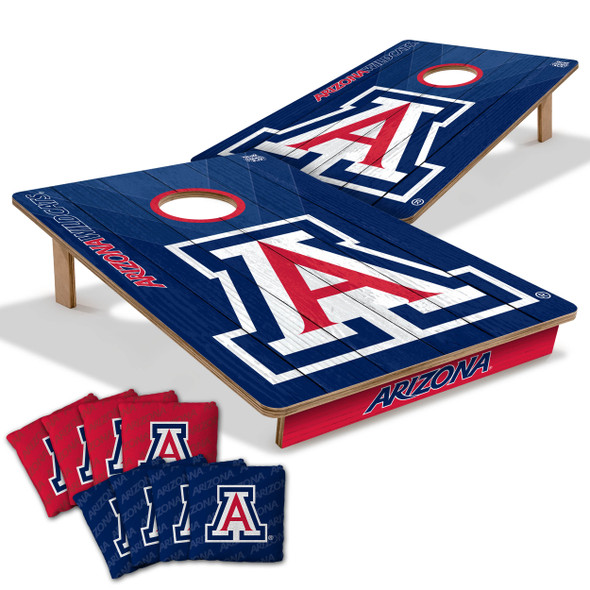 Arizona Wildcats 2x3 All Wood Cornhole Game Set| You the Fan |4616123