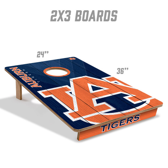 Auburn Tigers 2x3 All Wood Cornhole Game Set| You the Fan |4606001