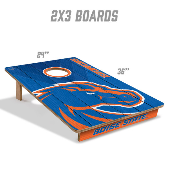 Boise State Broncos 2x3 All Wood Cornhole Game Set| You the Fan |4614655