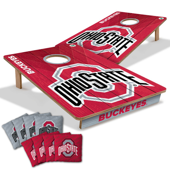 Ohio State Buckeyes 2x3 All Wood Cornhole Game Set| You the Fan |4606162