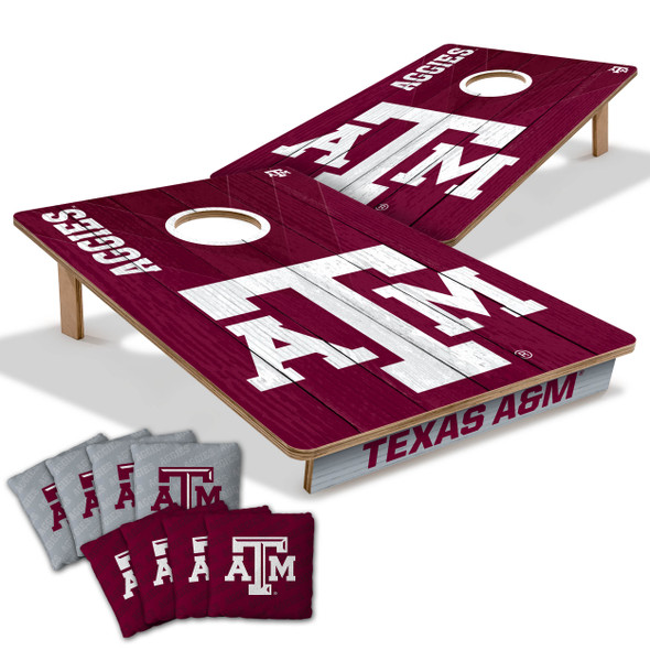 Texas A&M Aggies 2x3 All Wood Cornhole Game Set| You the Fan |4606230 Texas A&M Aggies 2x3 All Wood Cornhole Game Set| You the Fan |4606230