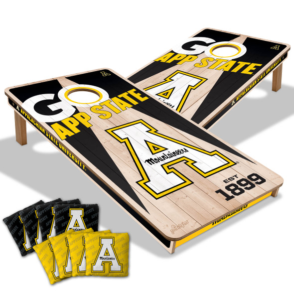 Appalachian State Mountaineers 2x4 All Wood Cornhole Game Set| You the Fan |4615584