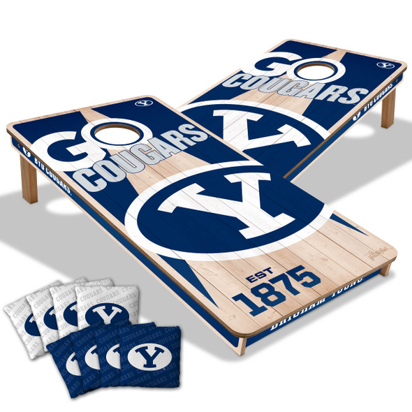 BYU Cougars 2x4 All Wood Cornhole Game Set| You the Fan |4610978