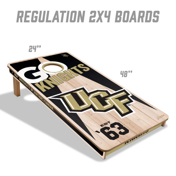 UCF Knights 2x4 All Wood Cornhole Game Set| You the Fan |4615621