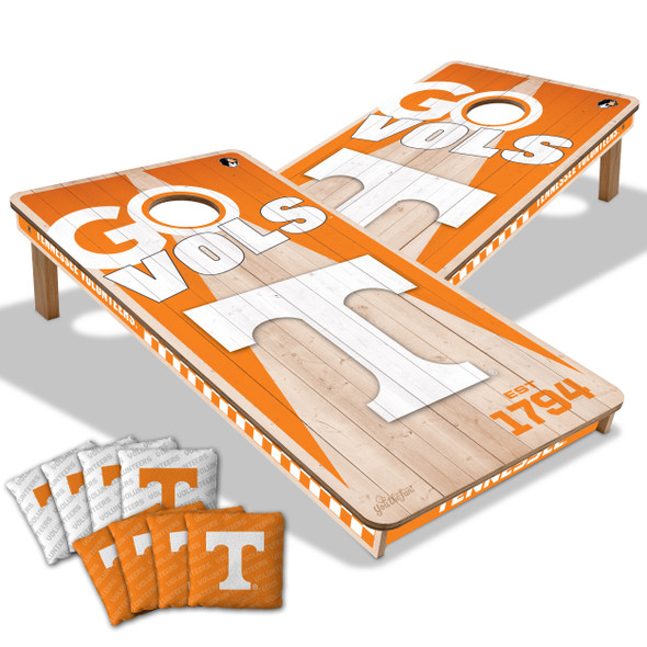 Tennessee Volunteers 2x4 All Wood Cornhole Game Set| You the Fan |4606872