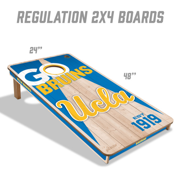 UCLA Bruins 2x4 All Wood Cornhole Game Set| You the Fan |4615867