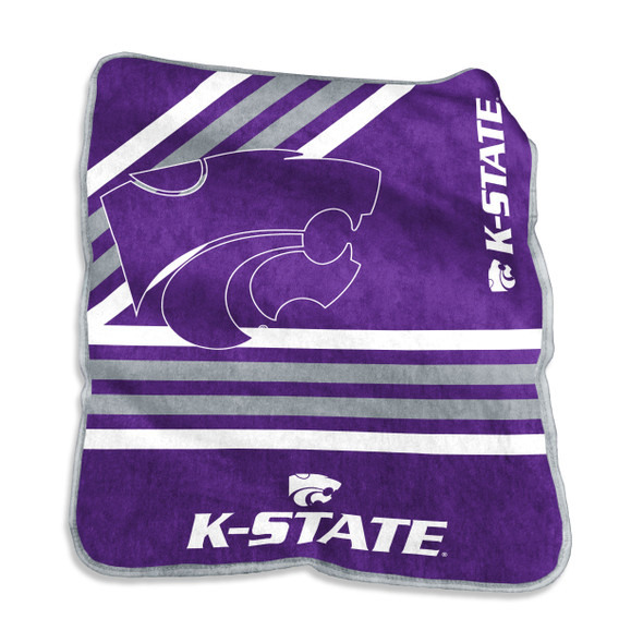 Kansas State Wildcats Raschel Throw Blanket | Logo Chair | 158-26C