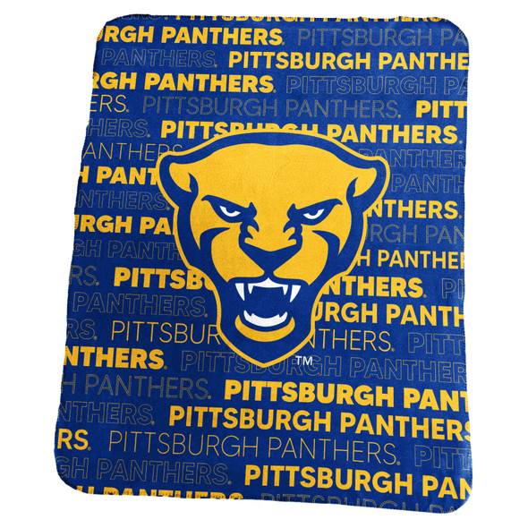 Pittsburgh Panthers Classic Throw  | Logo Brands | 198-23C