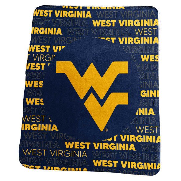 West Virginia Mountaineers Classic Throw  | Logo Brands | 239-23C