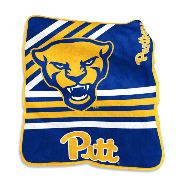 Pittsburgh Panthers Raschel Throw Blanket | Logo Chair | 198-26C