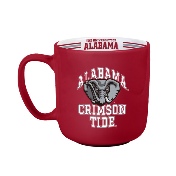 Alabama Crimson Tide Stripe Mug - Set of Two|Logo Brands |107-C15SM