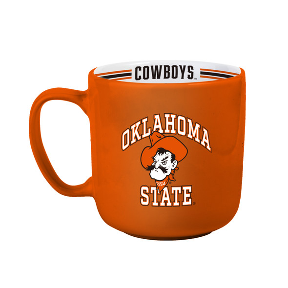 Oklahoma State Cowboys Stripe Mug - Set of Two|Logo Brands |193-C15SM