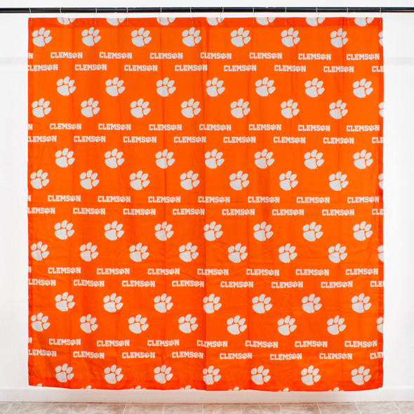 Clemson Tigers Printed Shower Curtain Cover | College Covers | CLESC
