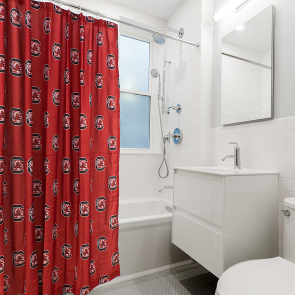 South Carolina Gamecocks Printed Shower Curtain Cover | College Covers |SCUSC