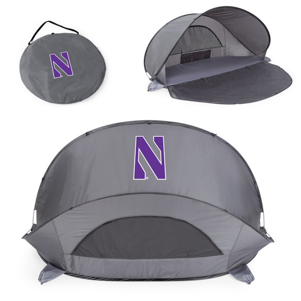 Northwestern Wildcats Manta Sun Shelter | Picnic Time | 113-00-105-434-0
