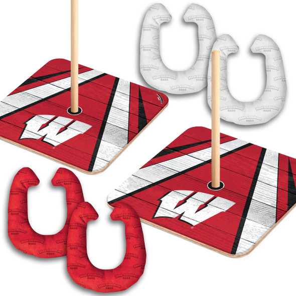 Wisconsin Badgers Horseshoe Bag Game | You the Fan | 4607558