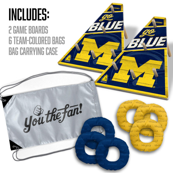 Michigan Wolverines Ring Bag Game