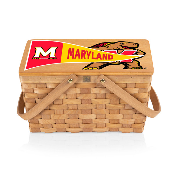 Maryland Terrapins Poppy Personal Picnic Basket | Picnic Time | 124-00-299-314-0