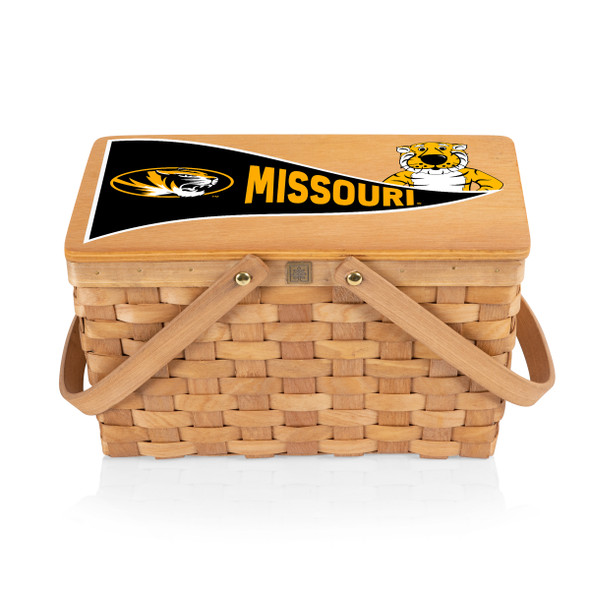 Missouri Tigers Poppy Personal Picnic Basket | Picnic Time | 124-00-299-394-0 Missouri Tigers Poppy Personal Picnic Basket | Picnic Time | 124-00-299-394-0