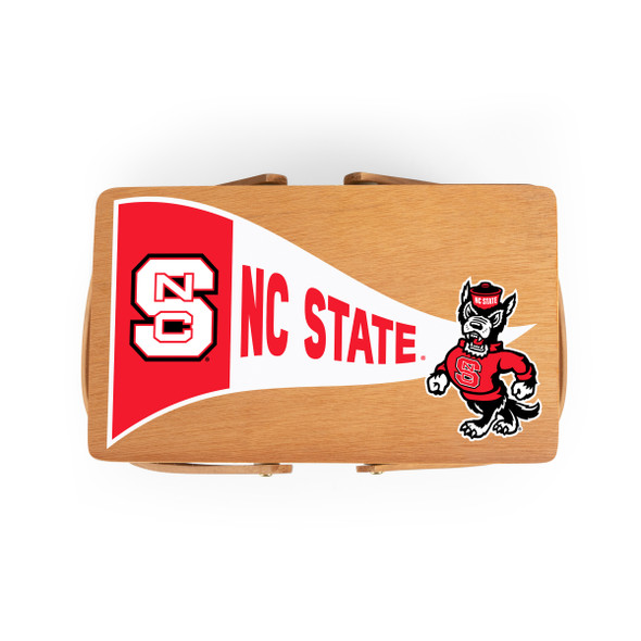 NC State Wolfpack Poppy Personal Picnic Basket | Picnic Time | 124-00-299-424-0