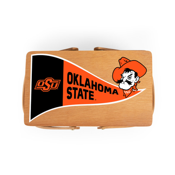 Oklahoma State Cowboys Poppy Personal Picnic Basket | Picnic Time | 124-00-299-464-0