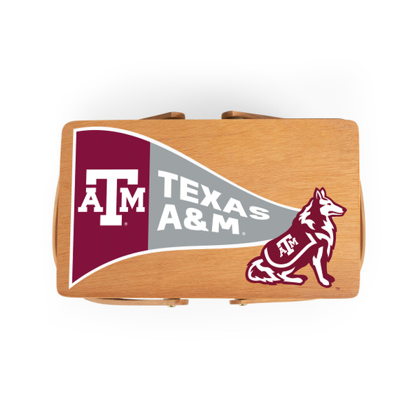 Texas A&M Aggies Poppy Personal Picnic Basket | Picnic Time | 124-00-299-564-0