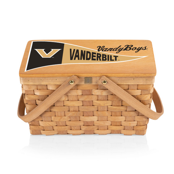 Vanderbilt Commodores Poppy Personal Picnic Basket | Picnic Time | 124-00-299-584-0