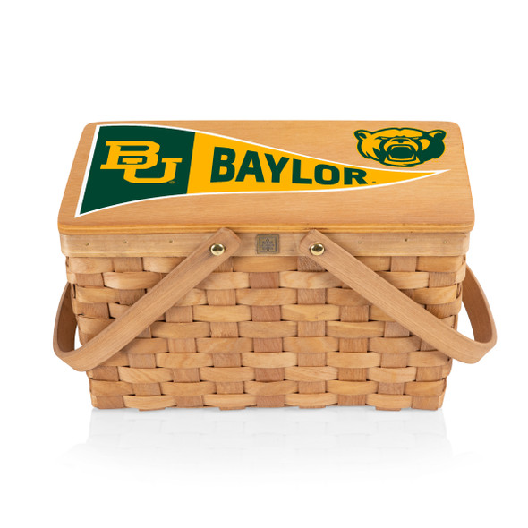 Baylor Bears Poppy Personal Picnic Basket | Picnic Time | 124-00-299-924-0