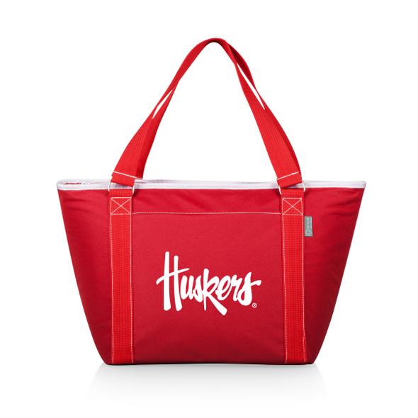 Nebraska Huskers Topanga Cooler Tote Bag | Picnic Time | 619-00-100-404-0 Nebraska Huskers Topanga Cooler Tote Bag | Picnic Time | 619-00-100-404-0
