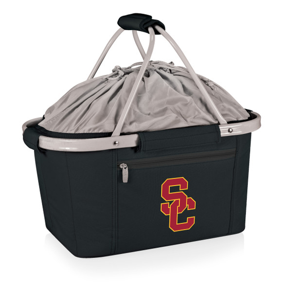 USC Trojans Metro Basket Collapsible Cooler Tote | Picnic Time | 645-00-175-094-0