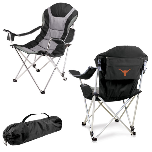 Texas Longhorns Reclining Camp Chair | Picnic Time | 803-00-175-194-1