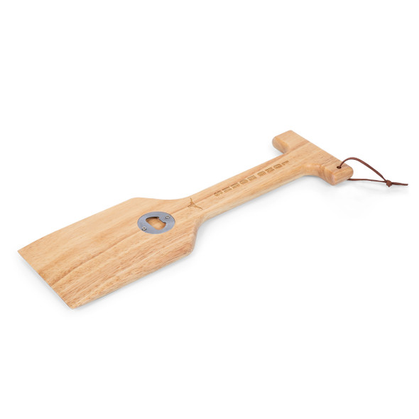 Texas Longhorns Hardwood BBQ Grill Scraper with Bottle Opener | Picnic Time | 871-00-505-193-1