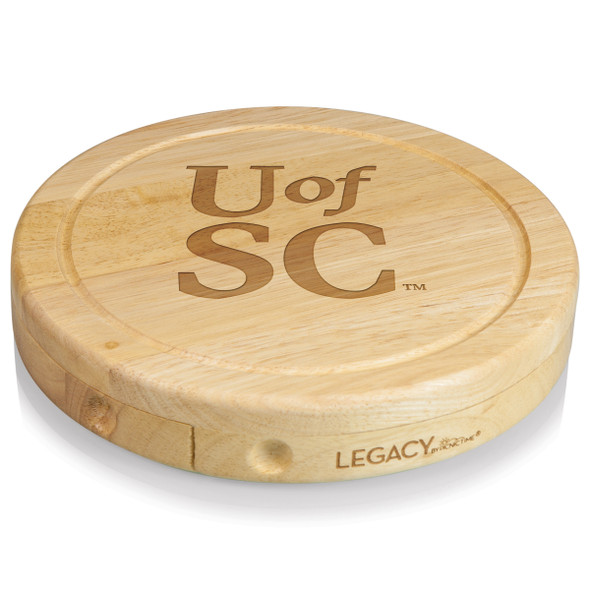 South Carolina Gamecocks Brie Cheese Cutting Board & Tools Set | Picnic Time | 878-00-505-523-0 South Carolina Gamecocks Brie Cheese Cutting Board & Tools Set | Picnic Time | 878-00-505-523-0