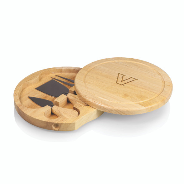 Vanderbilt Commodores Brie Cheese Cutting Board & Tools Set | Picnic Time | 878-00-505-583-0 Vanderbilt Commodores Brie Cheese Cutting Board & Tools Set | Picnic Time | 878-00-505-583-0