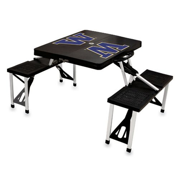 Washington Huskies Folding Picnic Table | Picnic Time | 811-00-175-624-0