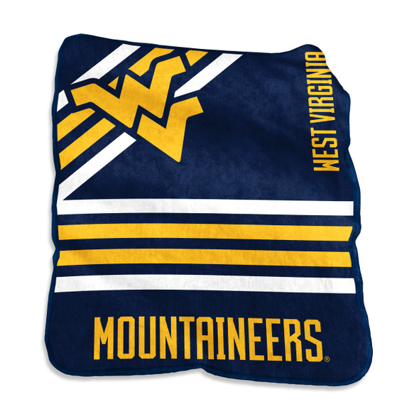 West Virginia Mountaineers Raschel Throw Blanket | Logo Chair | 239-26C